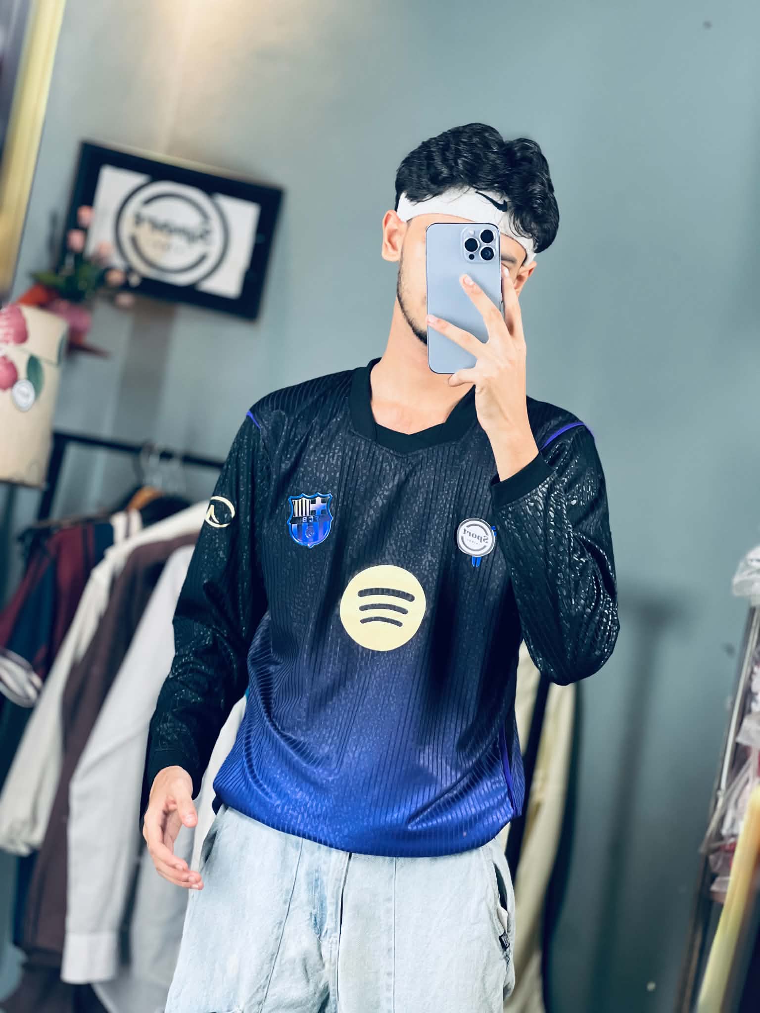 Barcelona 26-27 Away  full sleeve