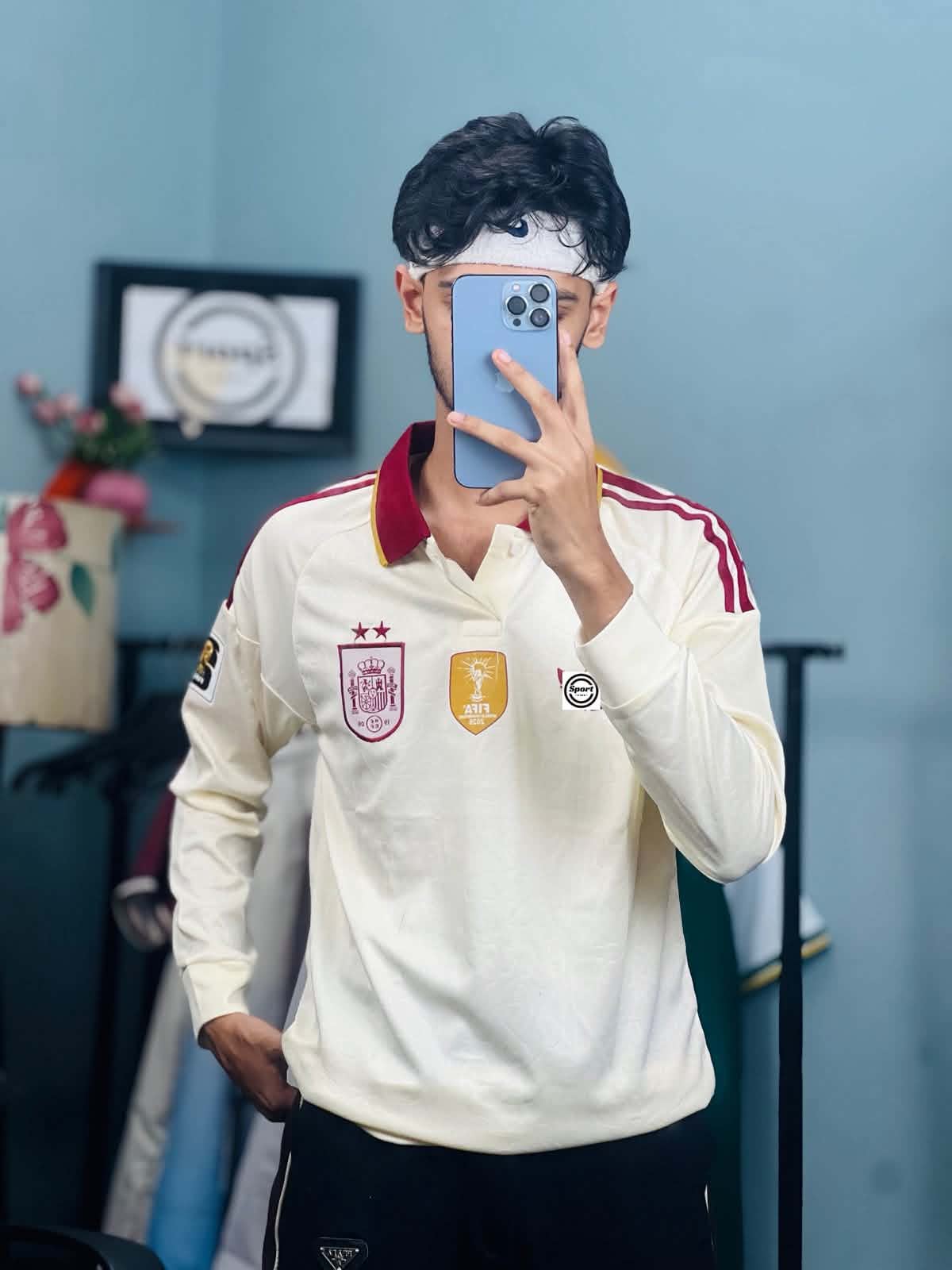 Spain 2-Star 2026 World Cup Away Jersey (Long Sleeve Champion