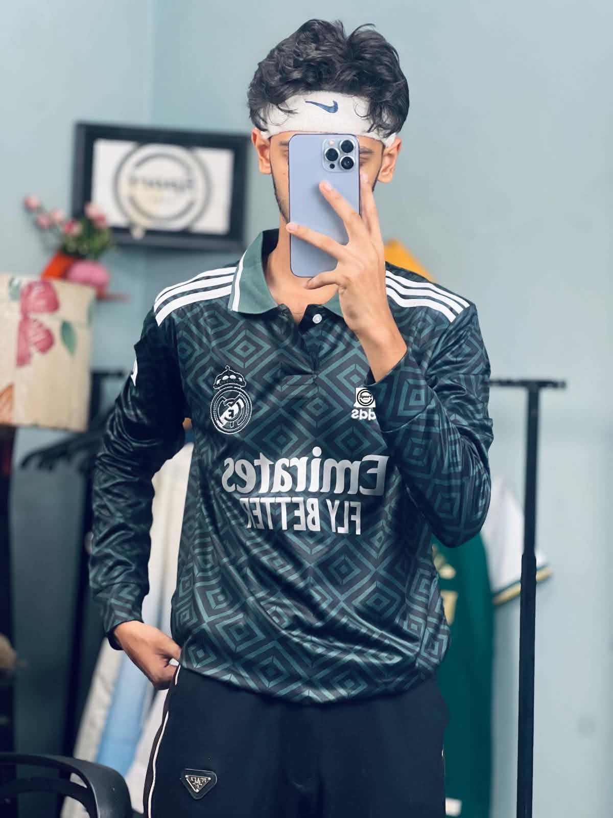Real Madrid 2026-27 Away Long-Sleeve Jersey